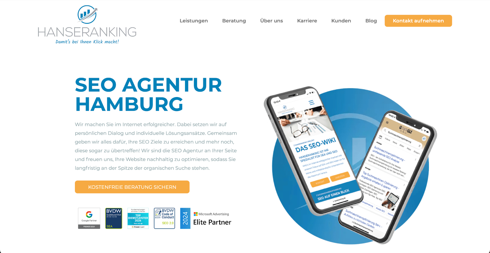 Hanseranking Academy Website